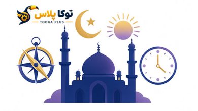 محاسبه اوقات شرعی و قبله‌نما آنلاین | دقیق و رایگان